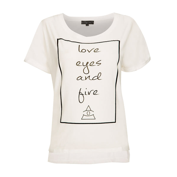 LE&F White Signature Tee