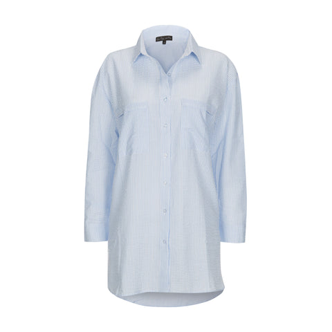 LE&F Pastel Blue Oversize Shirt