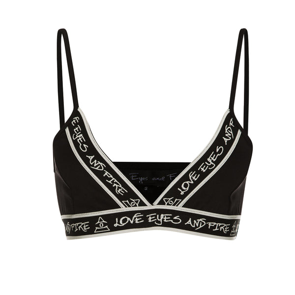 LE&F Black Bralet