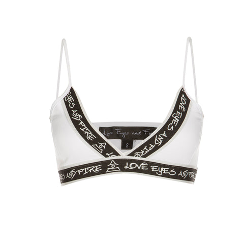 LE&F White Bralet